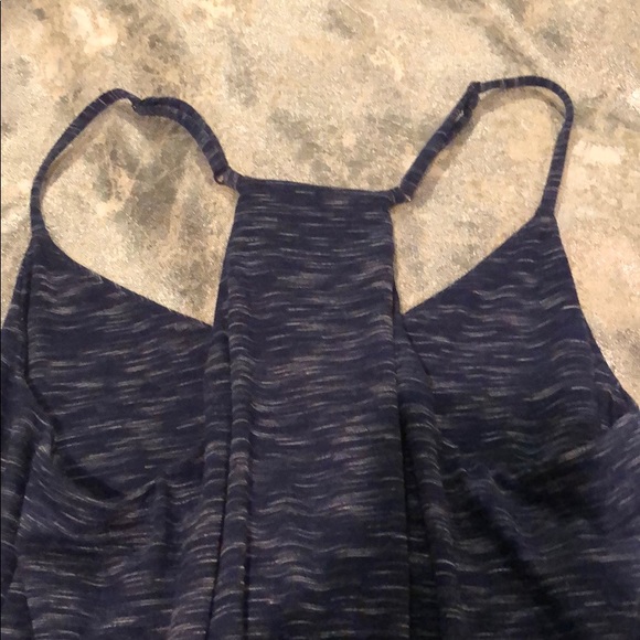 Navy Gap Racer-back romper - Picture 2 of 3